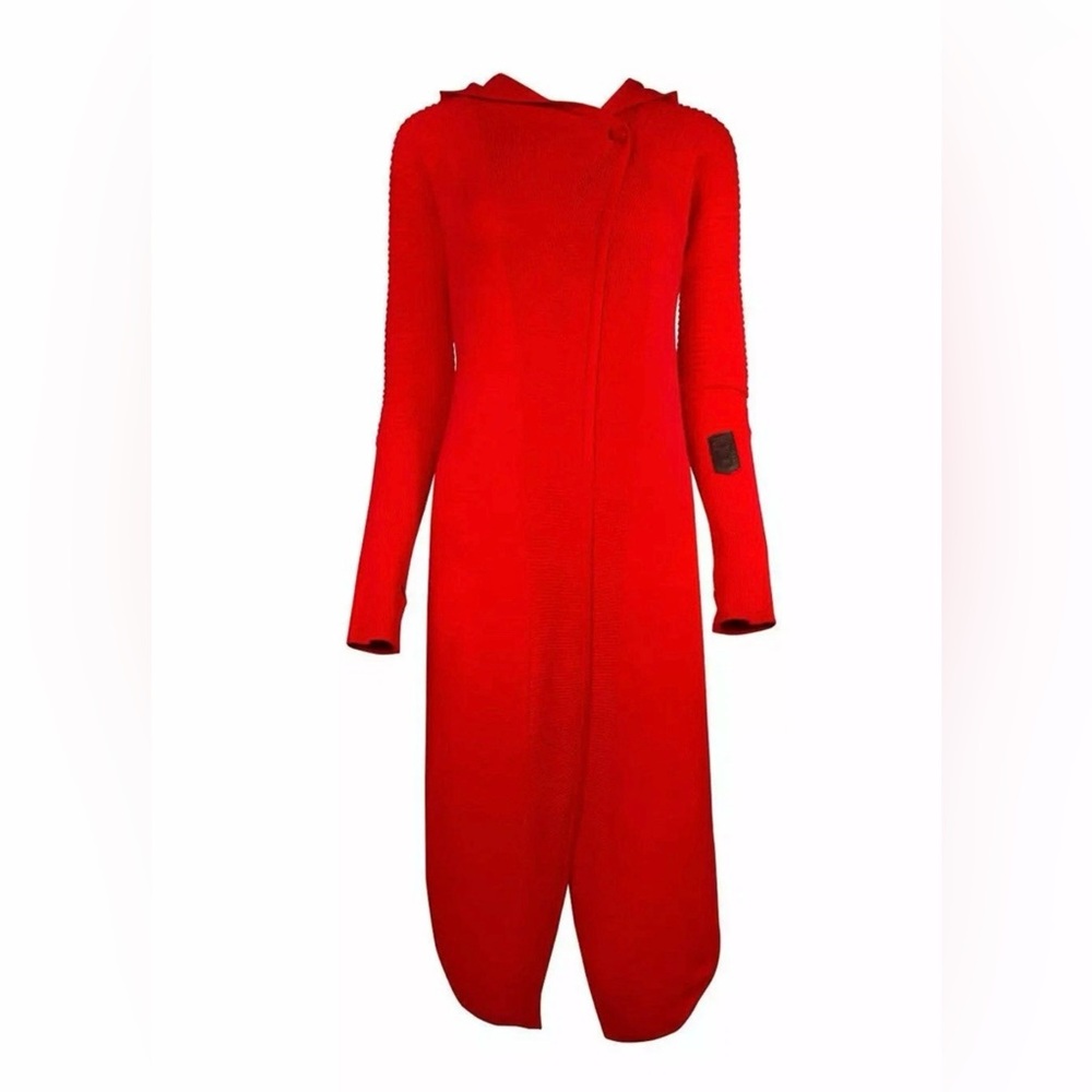Disney Star Wars Sixth Apprentice red hooded cardigan sweater size L